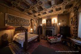 As in all the residences of ludwig ii, the king's bedroom is particularly sumptuous.the leitmotif is the legend of tristan and isolde, and the two main characters feature not only in the murals, but also in the carvings on the door and the ceramic figures on the tiled stove. Hearst Castle Upstairs Suites Tour California Through My Lens