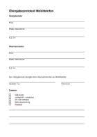 Klar hängt der inhalt davon ab, welche arbeitsmittel du deinem mitarbeiter zur verfügung gestellt hast. 29 X Personal Mitarbeiter Und Bewerber Doc Hier Zum Downloaden Ubergabeprotokoll Vorlagen Umzug Checkliste