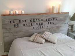 Tête de lit en bois. La Tete De Lit Votre Atout Deco En 2020 Deco Maison Deco Interieure Idee Deco