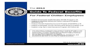 Guide To Federal Benefits Opm To Federal Benefits For