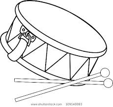 Coloring sheet of percussion musical instruments. Drums Coloring Pages Coloring Home