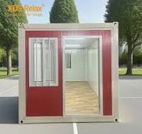 Casa Modular Prefabricada de Fábrica da China Estrutura de Aço Leve Moderna  Acampamento de Contêiner Casa Prefabricada Casa de Contêiner