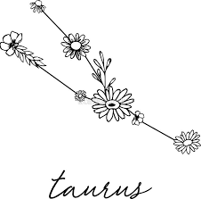 Taurus Zodiac Wildflower Constellation Sticker By Aterkaderk In 2021 Taurus Tattoos Taurus Constellation Tattoo Constellation Tattoos