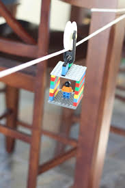 Education is a serious business, but kids just want to have fun. Lego Zip Line Challenge Little Bins For Little Hands