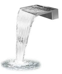 Wasserfall Edelstahl 30 Cm Mit Led Beleuchtung Wasserspiel 2 Anschlusse Garten Terrasse Teiche Bachlaufe U Wasserfall Edelstahl Wasserspiele Wasserfall