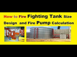 Fire Fighting Tank Size Design And Fire Pump Calculation As Per Nfpa Standard