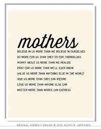 A really important person in your life is celebrating her first mother's day, and we you get to celebrate mother's day now in a whole new way! Mothers Day From Daughter Mom Poem Typographic Print Mother In Etsy Motherhood Poems Mother Quotes I Love Mom