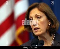 Ohio Secretary of State Jennifer Brunner tours the Miami County Board of  Elections with Director Steve Quillen