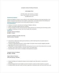 Computer Science Resume Example 9 Free Word Pdf Documents Download Free Premium Templates