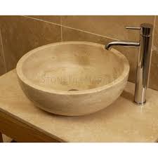 travertine bathroom sink  artcomcrea