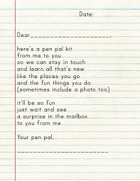 Pen Pal Kit Pen Pal Kit Penpal Pen Pal Letters