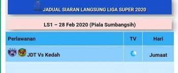 Live liga super jdt vs pahang ulangan mampukah tok gajah menewaskan jdt dalam siaran ulangan kali ni? Jdt Vs Kedah Piala Sumbangsih 28 Penduduk Sungai Petani Kedah Facebook