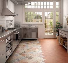 Some floor tiles can be installed on while these tiles can be (and are) still used in rooms such as bathrooms and kitchens, they will when tiling a floor and a wall together, you should start with the wall first, but leave the bottom row. 25 Creative Patchwork Tile Ideas Full Of Color And Pattern