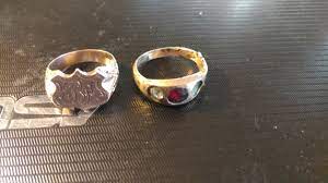 Pulled up almost an ounce of gold today. 2 Gold Rings Metal Detecting Find Kellyco