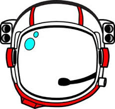 Red Astronaut Helmet Clip Art Astronaut Helmet Astronaut Craft Outer Space