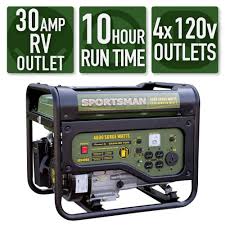 Sportsman 4 000 3 500 Watt Gasoline Powered Portable Generator With Rv Outlet Portable Generator Portable Power Generator Generators For Sale