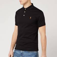 Crafted from cotton, this shirt from polo ralph lauren features short sleeves with ribbed arm bands, front button placket, a straight hem, embroidered pony on chest and a classic polo collar. T Shirts Polos For Men Shop Monde