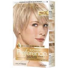 Free standard delivery order and collect. L Oreal Paris Superior Preference 9 1 2a Cooler Lightest Ash Blonde Hair Color
