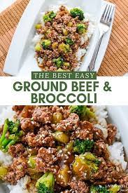 Easy Ground Beef And Broccoli Gluten Free Dairy Free Recipe Healthy Beef Recipes Ground Beef Recipes Healthy Healthy Ground Beef