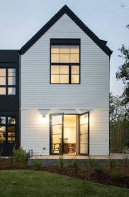 Black And White Exterior Modern Homes Modern Black And White Exterior Siding And Fascia Modern Farmhouse Exterior Townhouse Exterior Colorado Homes