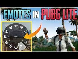 Emotes In Pubg Mobile Lite Emotes In Pubg Lite Pubg Lite Emotes Youtube