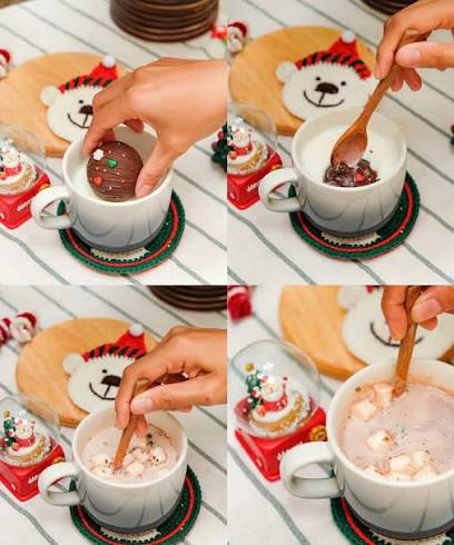 Chocolate Bomb: Món đồ uống "gây sốt" mùa Giáng sinh
