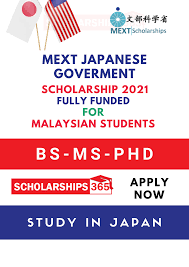 Learn about 10 overseas scholarships that malaysian students can apply for to study abroad for their undergraduate studies. Mext Japanese Government Scholarship 2021 For Malaysian Students Fully Funded
