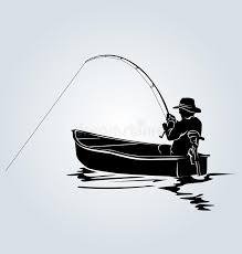 Fishing fisherman on boat png image. Vector Silhouette Of A Fisherman In A Boat Stock Vector Illustration Of Cast Beach 73729271