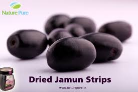 Nature Pure S Dried Jamun Strips Have High Vitamin A And C Content And A Fair Amount Of Vitamin B Co Fruit For Diabetics Best Fruits For Diabetics Fruit Health