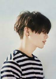 Two block haircut with long fringe. Two Block Haircuts