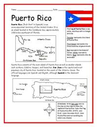 Learn how to draw puerto rico map pictures using these outlines or print just for coloring. Puerto Rico Map Worksheets Teaching Resources Tpt