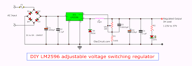 This module can accelerate prototyping, because you can get the voltage you need (such as 3.3v, 5v and 9v) as easy as blinking eyes. Lm2596 Circuit Diagram Pcb Designs