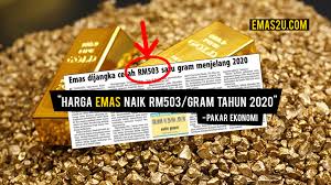 Emas murni 99% = rp. Emas Dijangka Cecah Rm503 Satu Gram Menjelang 2020 Emas2u Tips Pelaburan Emas