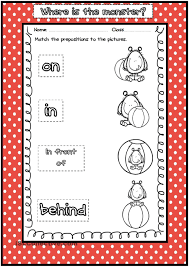 Where Is The Monster Prepositions Of Place Preposition Worksheets Preposition Worksheets Kindergarten Kindergarten Worksheets Printable