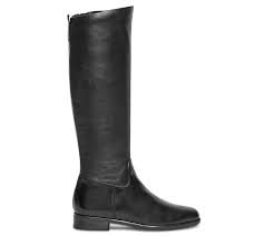Femme à mollets très fins et à une femme à mollets plus épais. Botte Cavaliere Noire En Cuir Pour Mollet Fin