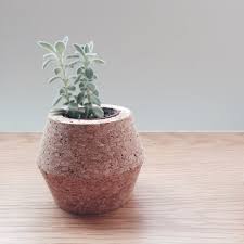 藉由簡單的造型做出四種不同的搭配種下可愛的植物擺在家裡賞心悅目或是當小東西的收納盆也可以喔材質