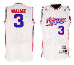 Shop ben wallace jerseys and gear at fanatics. Cheap Adidas Nba Detroit Pistons 3 Ben Wallace New Revolution 30 Swingman Hardwood Classic Fashion Throwback White Jersey From China