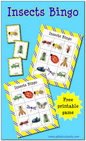 Different Types Of Bingo Games To Play Insects Bingo Free Printable Insects Preschool Insects Theme Preschool Insect Activities