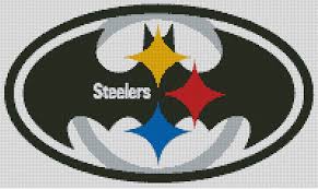 121 x 95 stitches ~ cloth/fabric count : Cross Stitch Steelers Logo Novocom Top