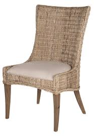 Hugo Gray Wicker Side Chairs Pair Dining Chair Sets Dining Chairs Dining Room Furniture O Wicker Dining Chairs Solid Wood Dining Chairs Dining Chairs