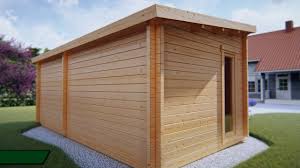 Keine angst, sie sollen kein so kompliziertes gebilde wie sie es als historische sehenswürdigkeit kennen, selber bauen. Gartenhaus Mit Pultdach Liam Youtube