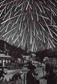 Artist S Rendering Of The November 13 1833 Leonid Meteor Shower Meteor Shower Leonid Meteor Shower Meteor Shower Dates