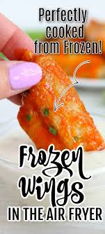 Air Fryer Frozen Wings In 2020 Frozen Chicken Wings Cooking Frozen Chicken Frozen Chicken