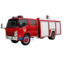 4x4 ISUZU NPR 5000kg fire engine truck for sale