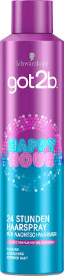 Extra starker halt, ohne zu verkleben. Schwarzkopf Got2b Haarspray Happy Hour 300 Ml Dauerhaft Gunstig Online Kaufen Dm De