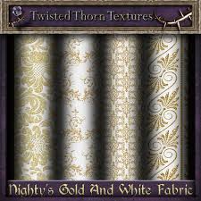 Old book in a cloth cover. Second Life Marketplace Ttt Nighty S Gold White Fabric Textures
