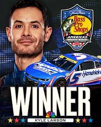 KYLE LARSON DOMINATES, LEADING OVER 400 LAPS TO WIN AT BRISTOL! #NASCAR