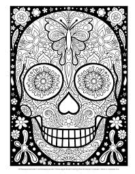 Amazon Com Sugar Skulls Coloring Book Coloring Is Fun Design Originals 9781497202047 Thanee Owl Coloring Pages Skull Coloring Pages Love Coloring Pages