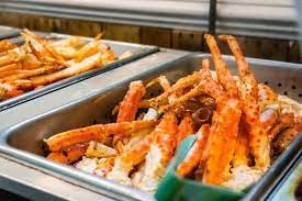 Their All You Can Eat Buffet Always Includes Crab Legs A Delicious Indulgence We All Give Into Once In A While Seafood Buffet Eat Food