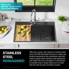 We did not find results for: Kraus Gunmetal Workstation 33 Drop In Single Bowl Kitchen Sink Directsinks
